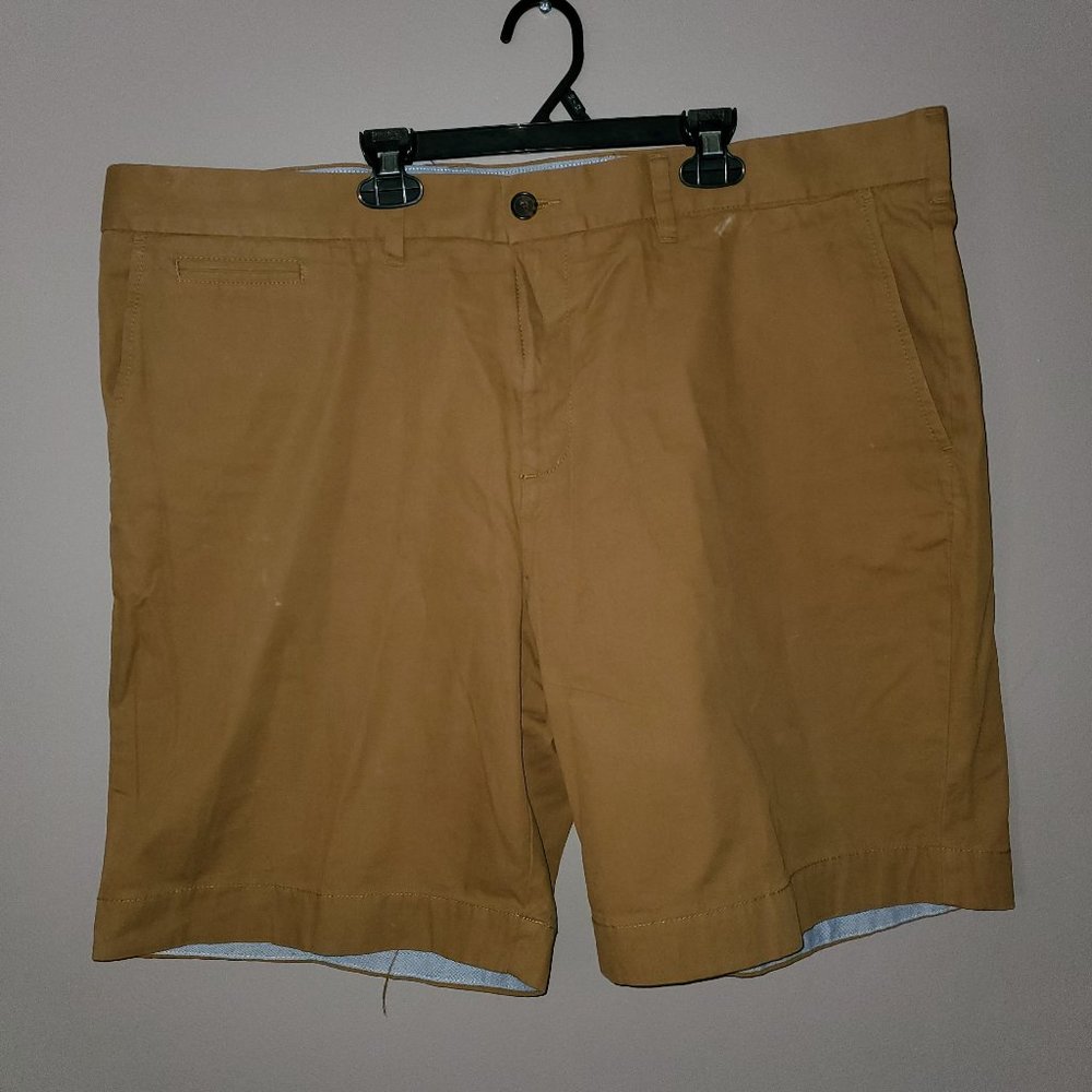 Tommy Hilfiger Camel Colored Flat Front Shorts